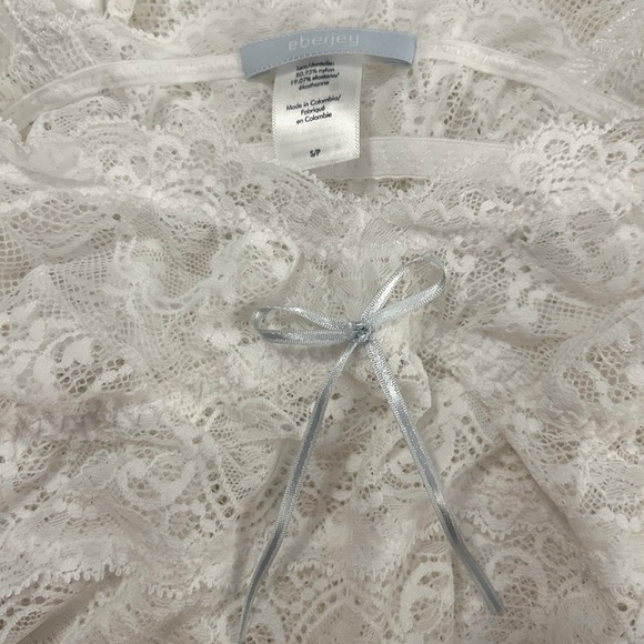 NWOT REVOLVE Eberjey Elegant White Lace Chemise - Picture 11 of 11